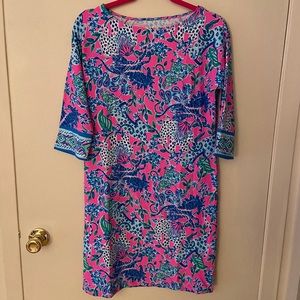 NWT Lilly Pulitzer ChillyLilly Braedyn Dress in Untamed Hearts